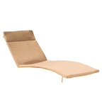 Set di cuscini da esterno Salem per chaise longue - Solo cuscini (set di 2) di Christopher Knight Home - 79,25 L x 27,50 W x 1,50 H