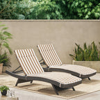 Set di cuscini da esterno Salem per chaise longue - Solo cuscini (set di 2) di Christopher Knight Home - 79,25 L x 27,50 W x 1,50 H