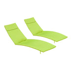 Set di cuscini da esterno Salem per chaise longue - Solo cuscini (set di 2) di Christopher Knight Home - 79,25 L x 27,50 W x 1,50 H