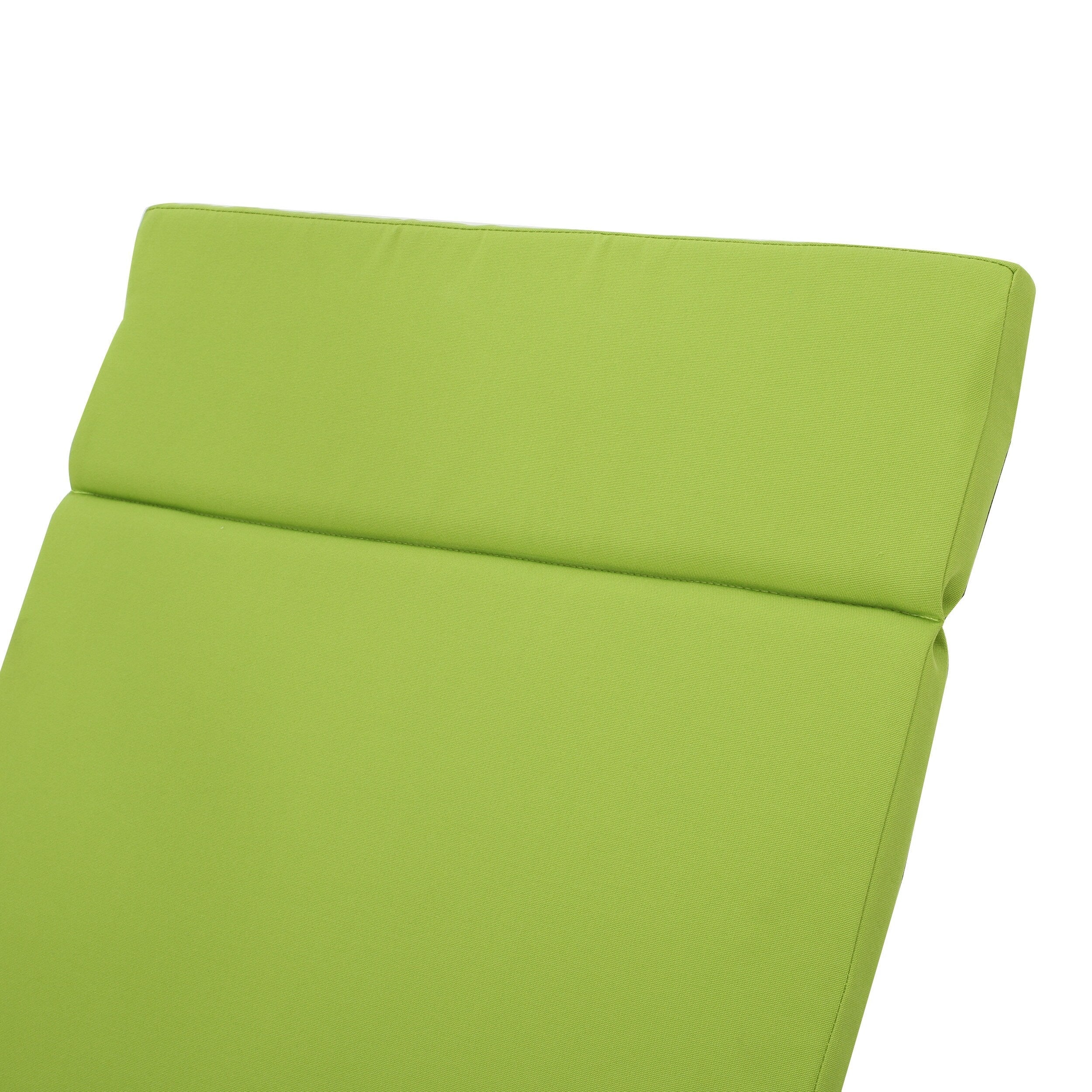 Set di cuscini da esterno Salem per chaise longue - Solo cuscini (set di 2) di Christopher Knight Home - 79,25 L x 27,50 W x 1,50 H