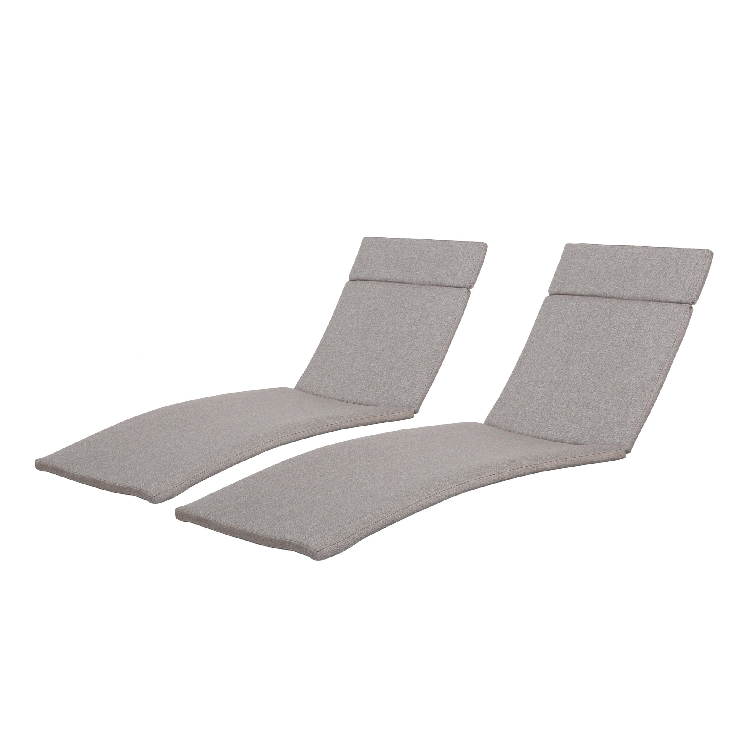 Set di cuscini da esterno Salem per chaise longue - Solo cuscini (set di 2) di Christopher Knight Home - 79,25 L x 27,50 W x 1,50 H