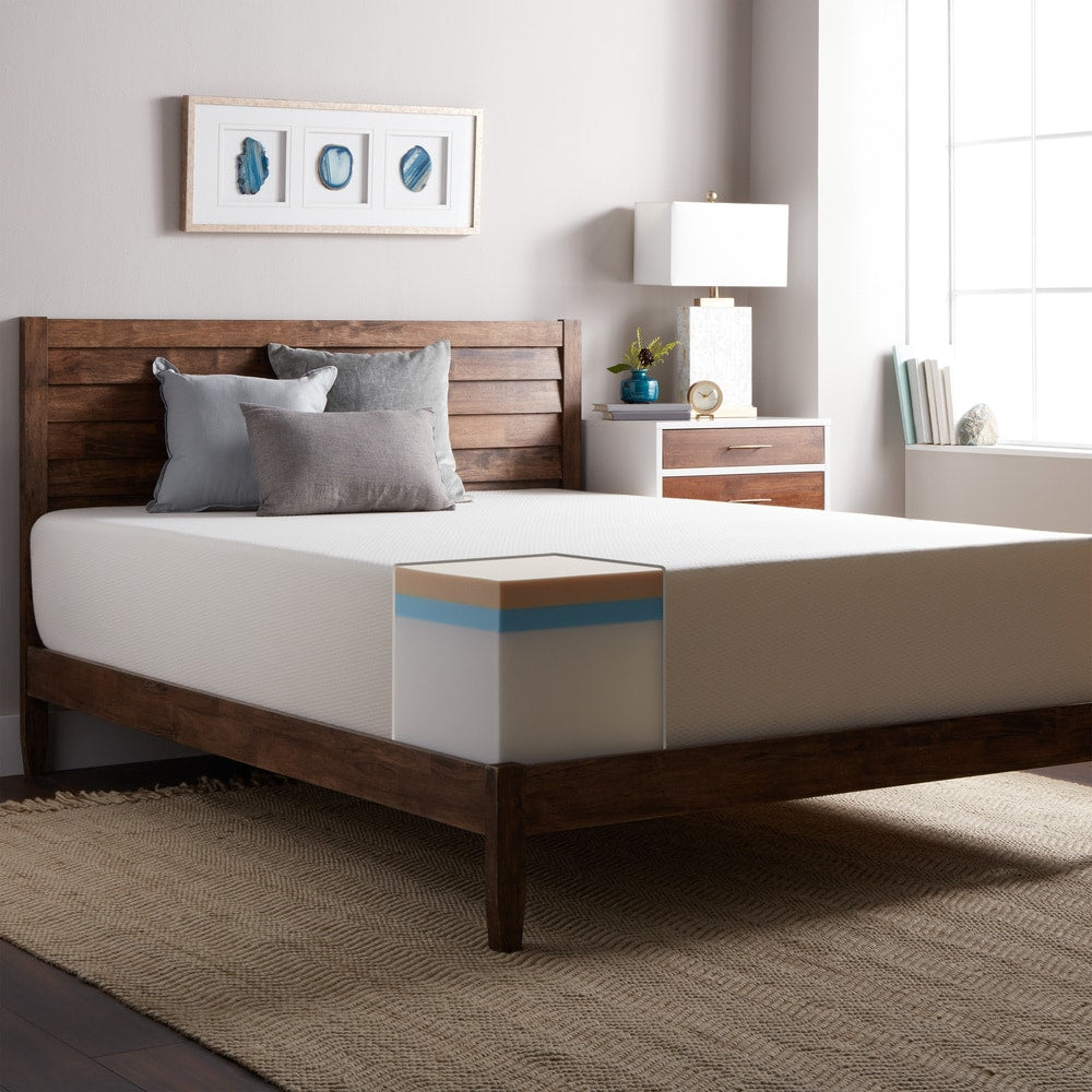 Seleziona il materasso in memory foam gel semirigido di lusso da 14 pollici con tecnologia di raffreddamento