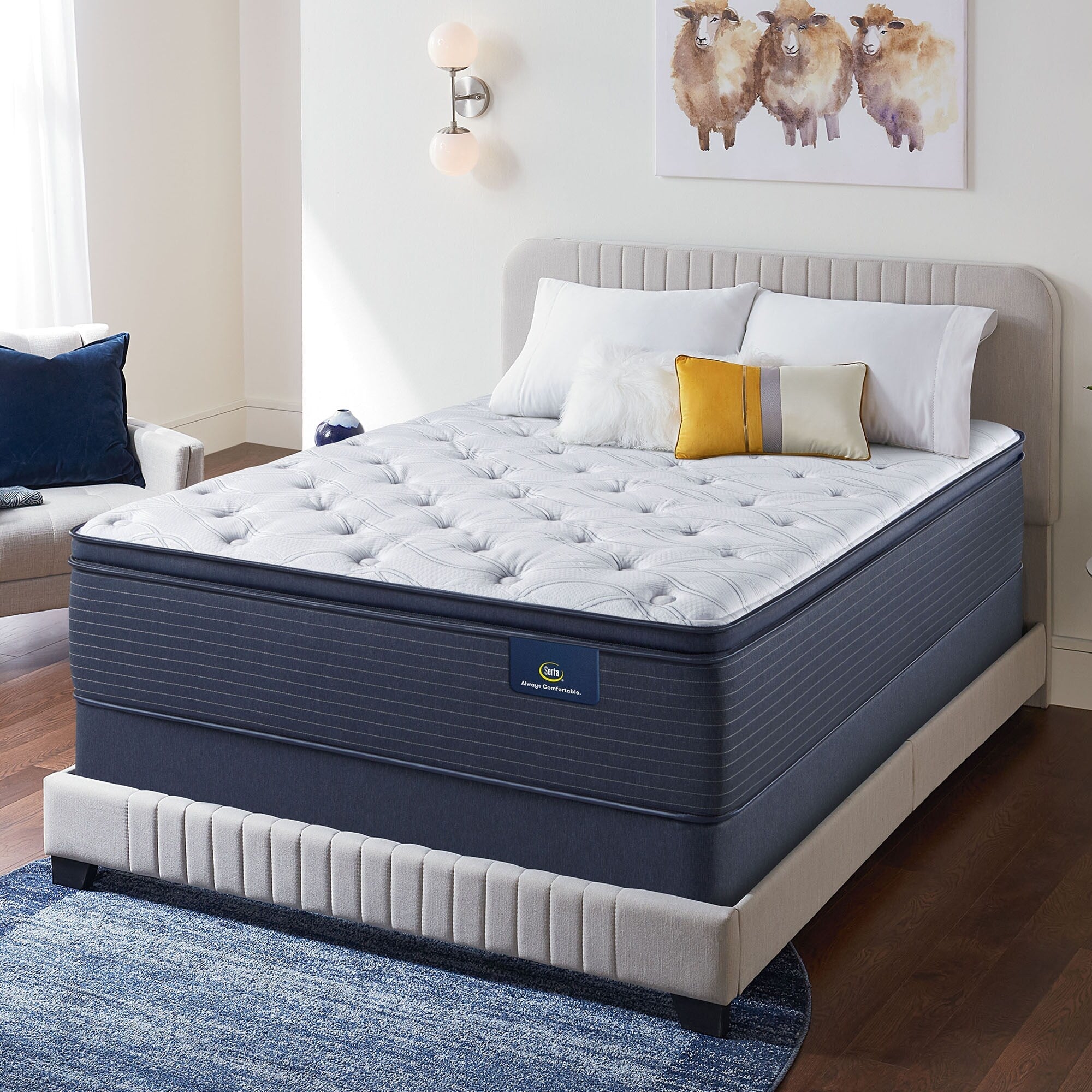 Materasso Serta Clarks Hill 15 Plush Pillow Top.
