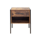 Comodino in stile industriale (set di 2)