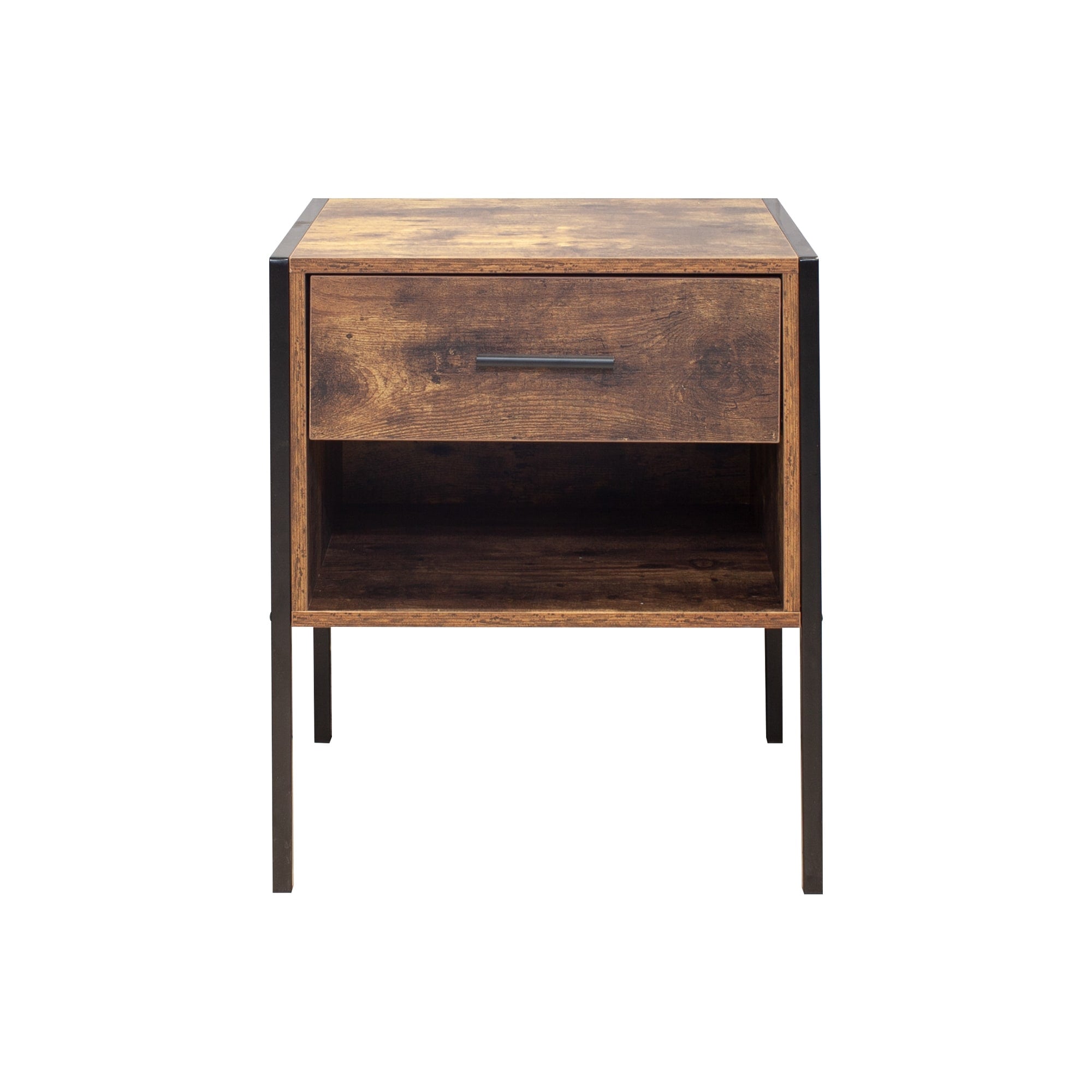 Comodino in stile industriale (set di 2)