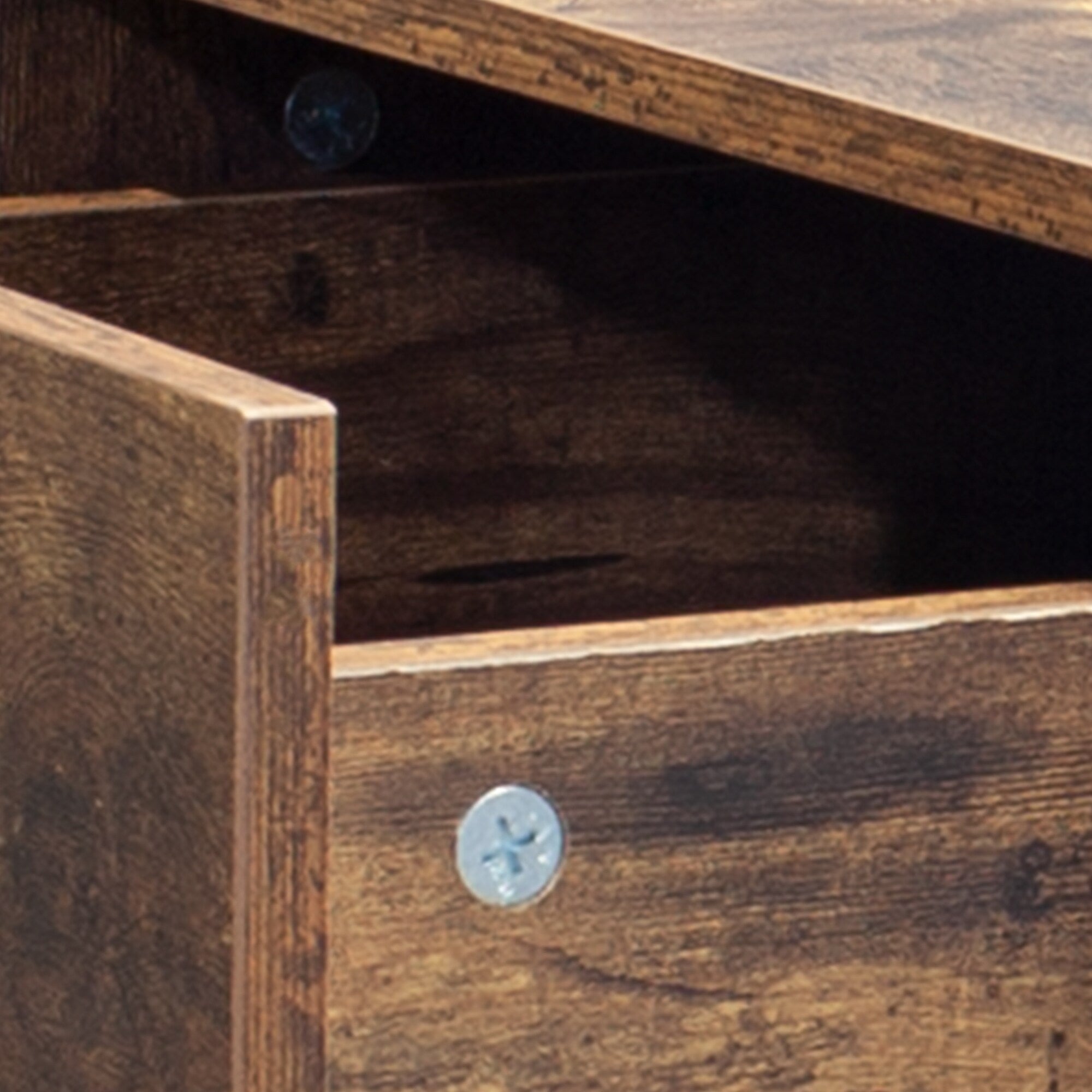Comodino in stile industriale (set di 2)