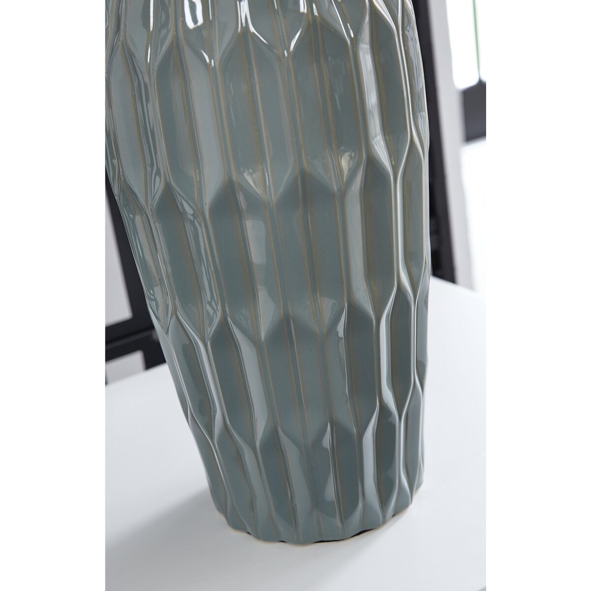 Lampada da tavolo Signature Design by Ashley Hadbury blu (set da 2) - 14 L x 14 P x 26,75 A