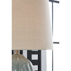 Lampada da tavolo Signature Design by Ashley Hadbury blu (set da 2) - 14 L x 14 P x 26,75 A