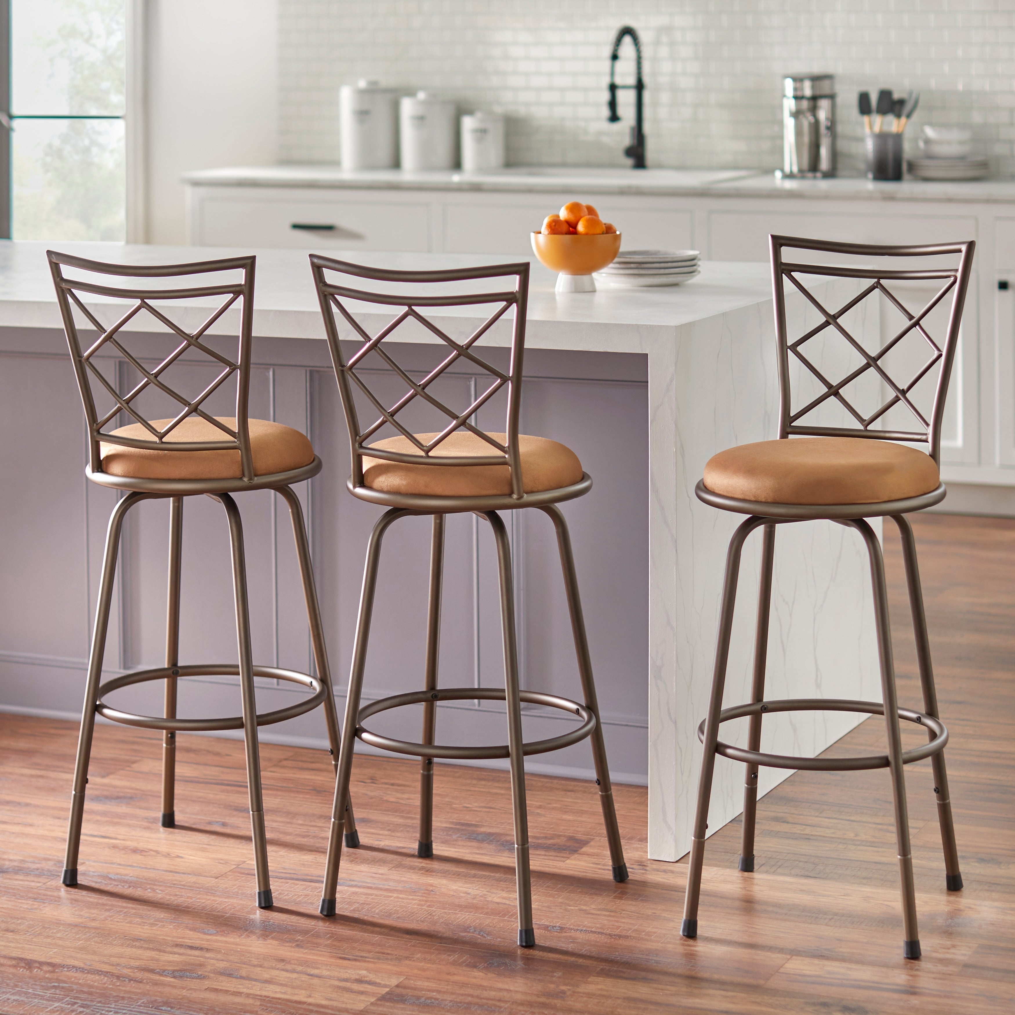 Sgabelli girevoli regolabili in altezza Simple Living Alyssa (set da 3)