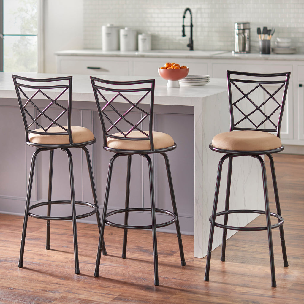 Sgabelli girevoli regolabili in altezza Simple Living Alyssa (set da 3)