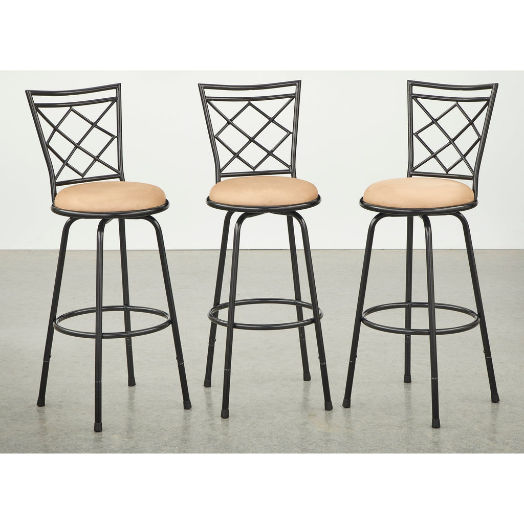 Sgabelli girevoli regolabili in altezza Simple Living Alyssa (set da 3)