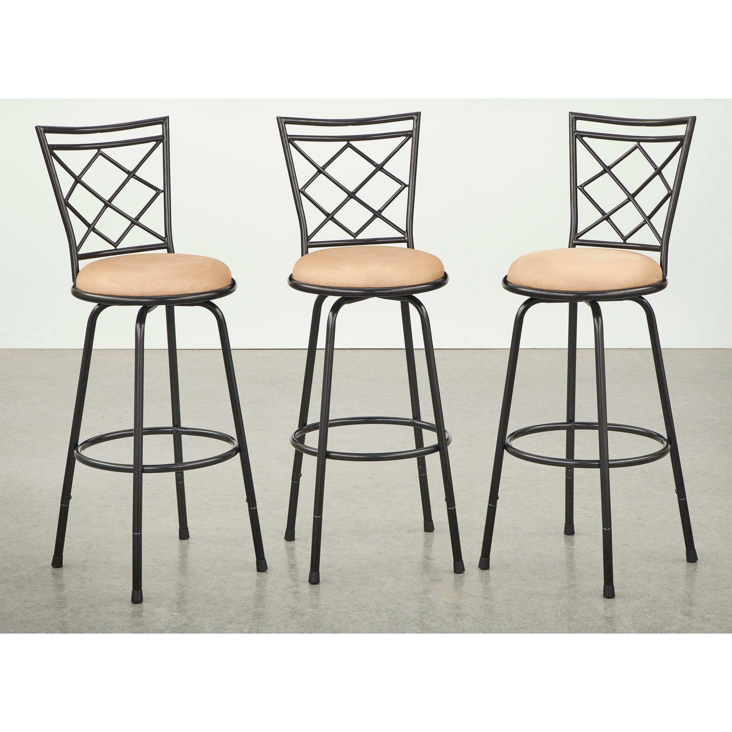 Sgabelli girevoli regolabili in altezza Simple Living Alyssa (set da 3)