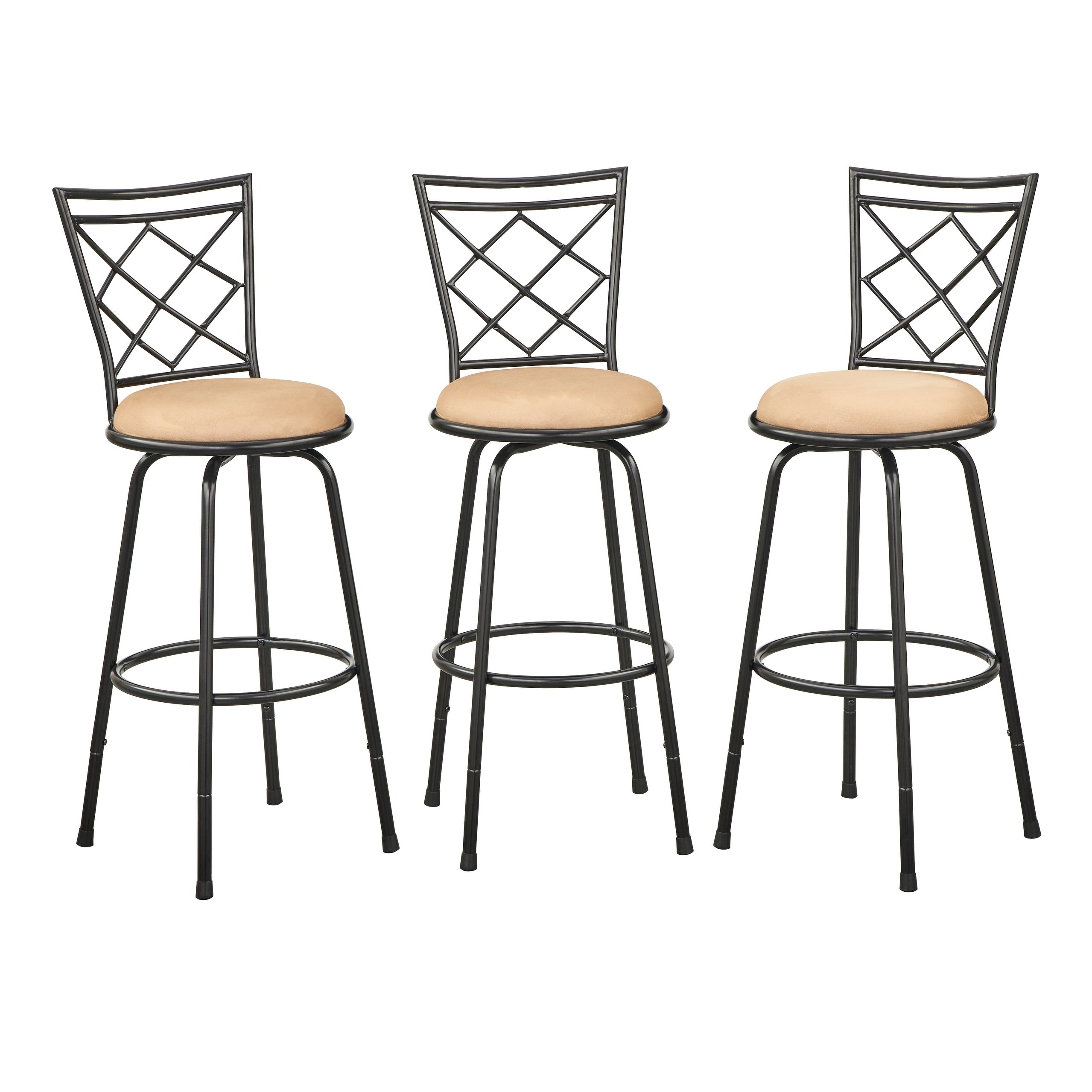 Sgabelli girevoli regolabili in altezza Simple Living Alyssa (set da 3)