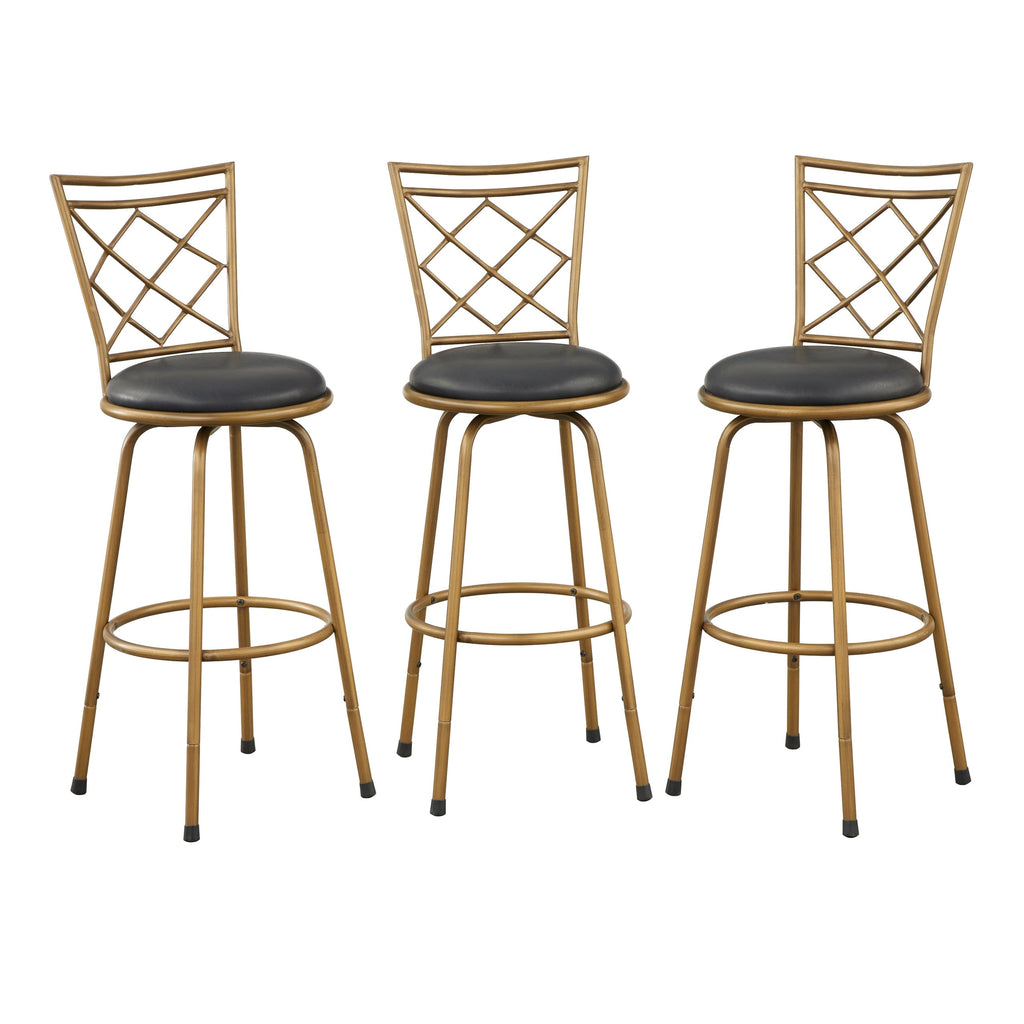 Sgabelli girevoli regolabili in altezza Simple Living Alyssa (set da 3)