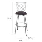 Sgabelli girevoli regolabili in altezza Simple Living Alyssa (set da 3)