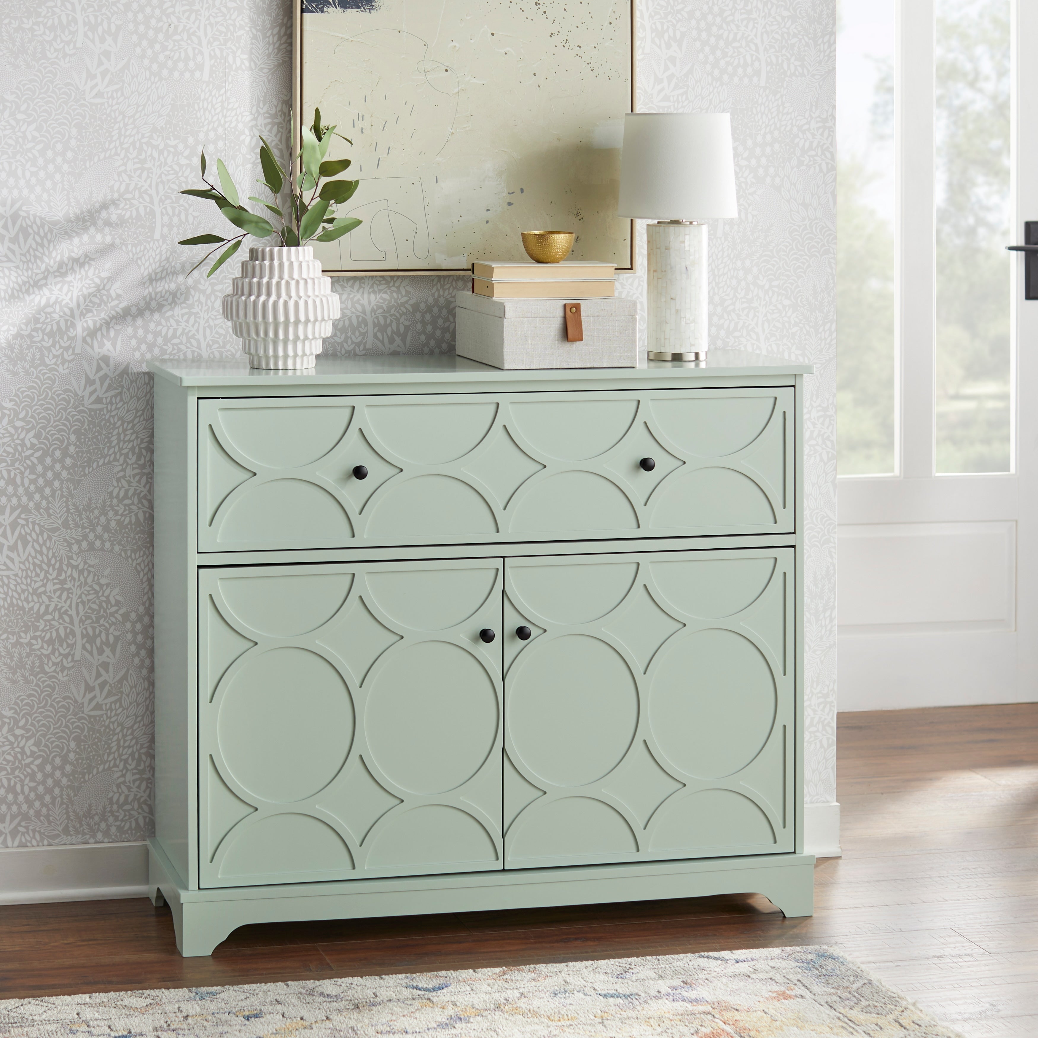 Mobiletto con frontale circolare Dawson Simple Living