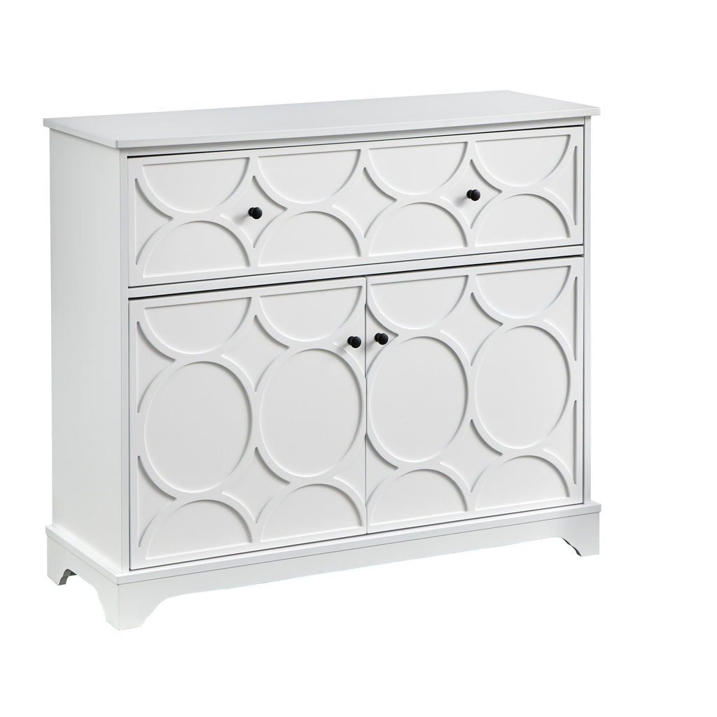 Mobiletto con frontale circolare Dawson Simple Living
