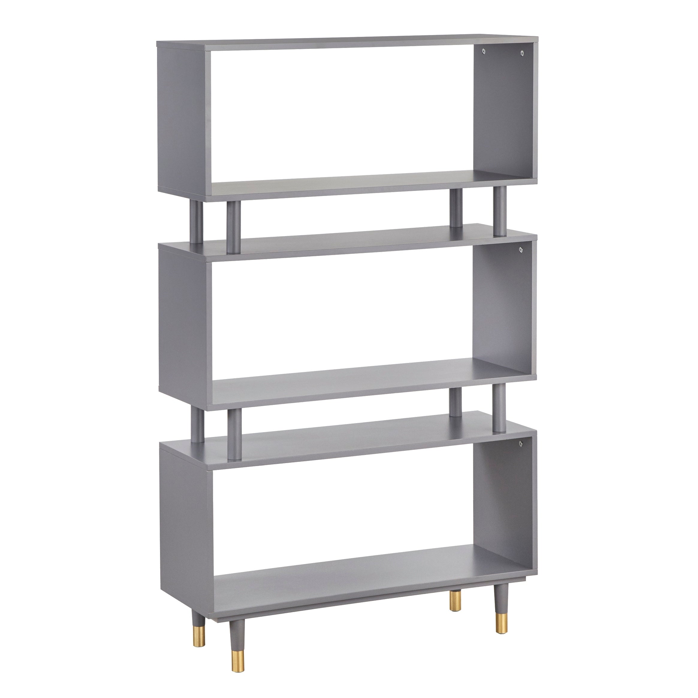 Libreria a 3 ripiani Simple Living Margo Mid-Century Modern - 59,5 h x 36 l x 11,8 p