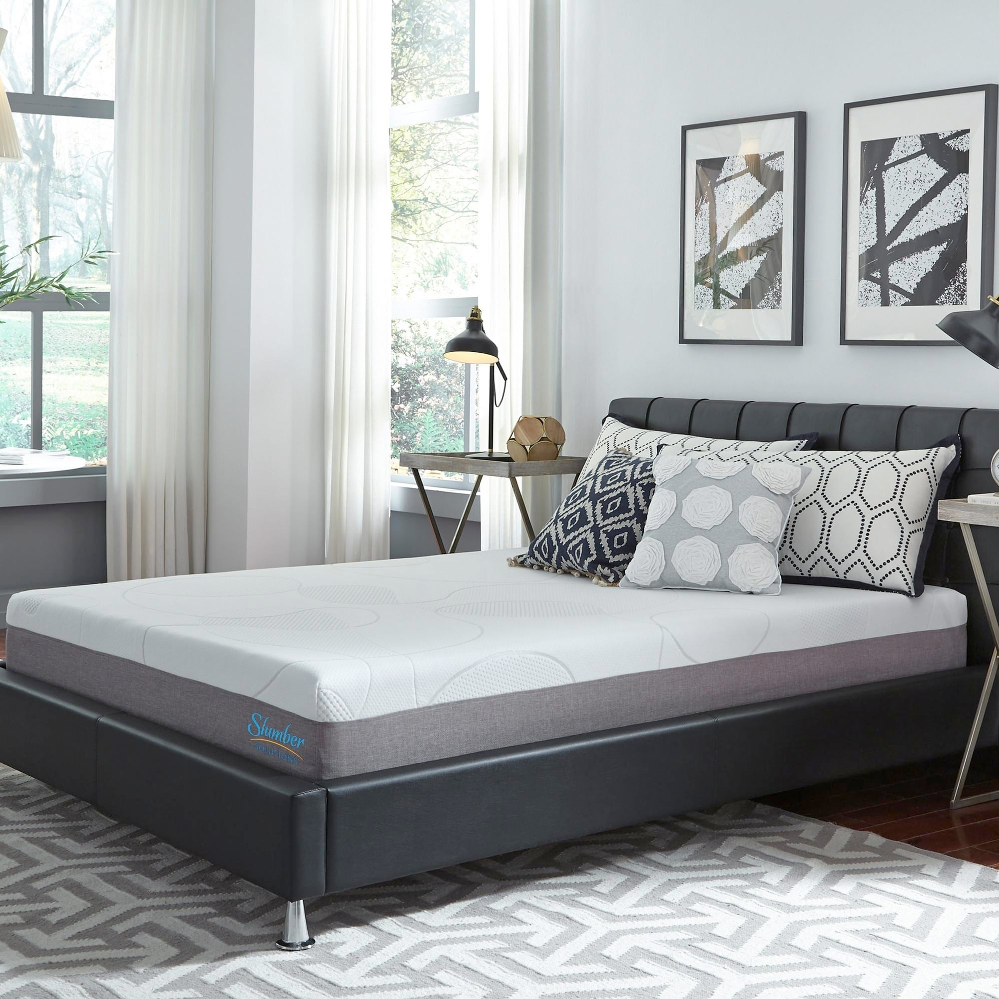 Materasso in memory foam gel Slumber Solutions da 10 pollici