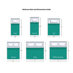 Materasso in memory foam al carbone attivo da 12 pollici Slumber Solutions