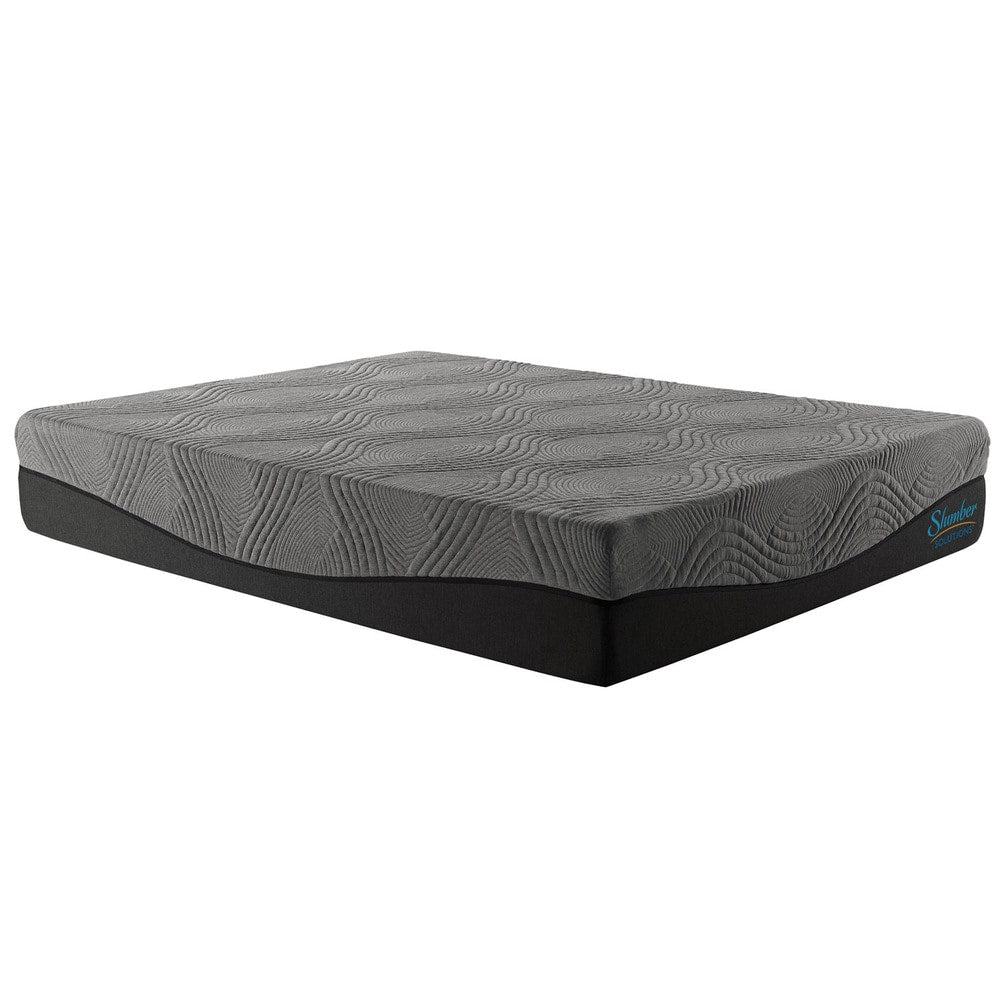 Materasso in memory foam color carbone attivo Slumber Solutions da 14 pollici