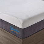 Slumber Solutions Scegli il tuo comfort Set di materassi in memory foam gel da 14 pollici