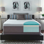 Slumber Solutions Scegli il tuo comfort Set di materassi in memory foam gel da 14 pollici