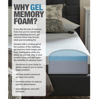 Materasso in memory foam gel Slumber Solutions Essentials da 12 pollici