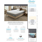Materasso in memory foam NRGel Signature da 14 pollici di Slumber Solutions