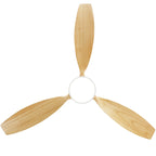 Ventilatore da soffitto in legno per interni Sofucor 52 con telecomando, luce integrata opzionale