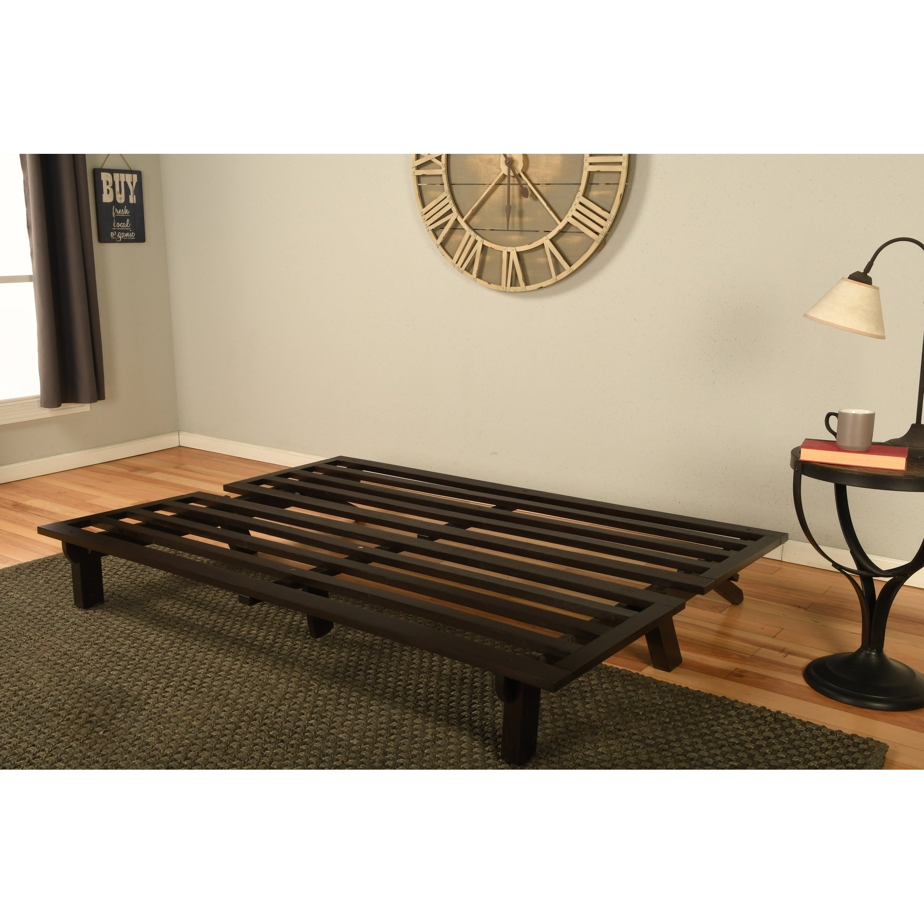 Struttura per futon Somette Carson con finitura Java (materasso non incluso)