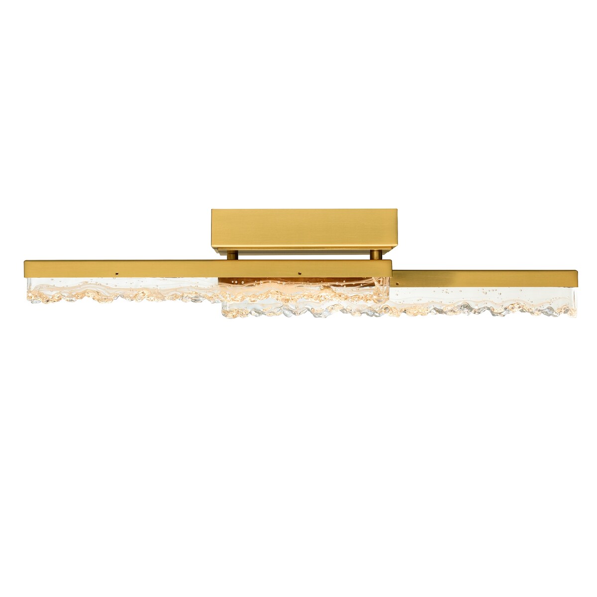 Lampada da toeletta a LED integrata in ottone Stagger