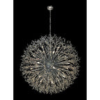 Lampadario Starburst da 47 pollici di larghezza, lampadario in cristallo