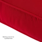 Set di cuscini da esterno Sunbrella Premium da 2 pezzi con seduta profonda