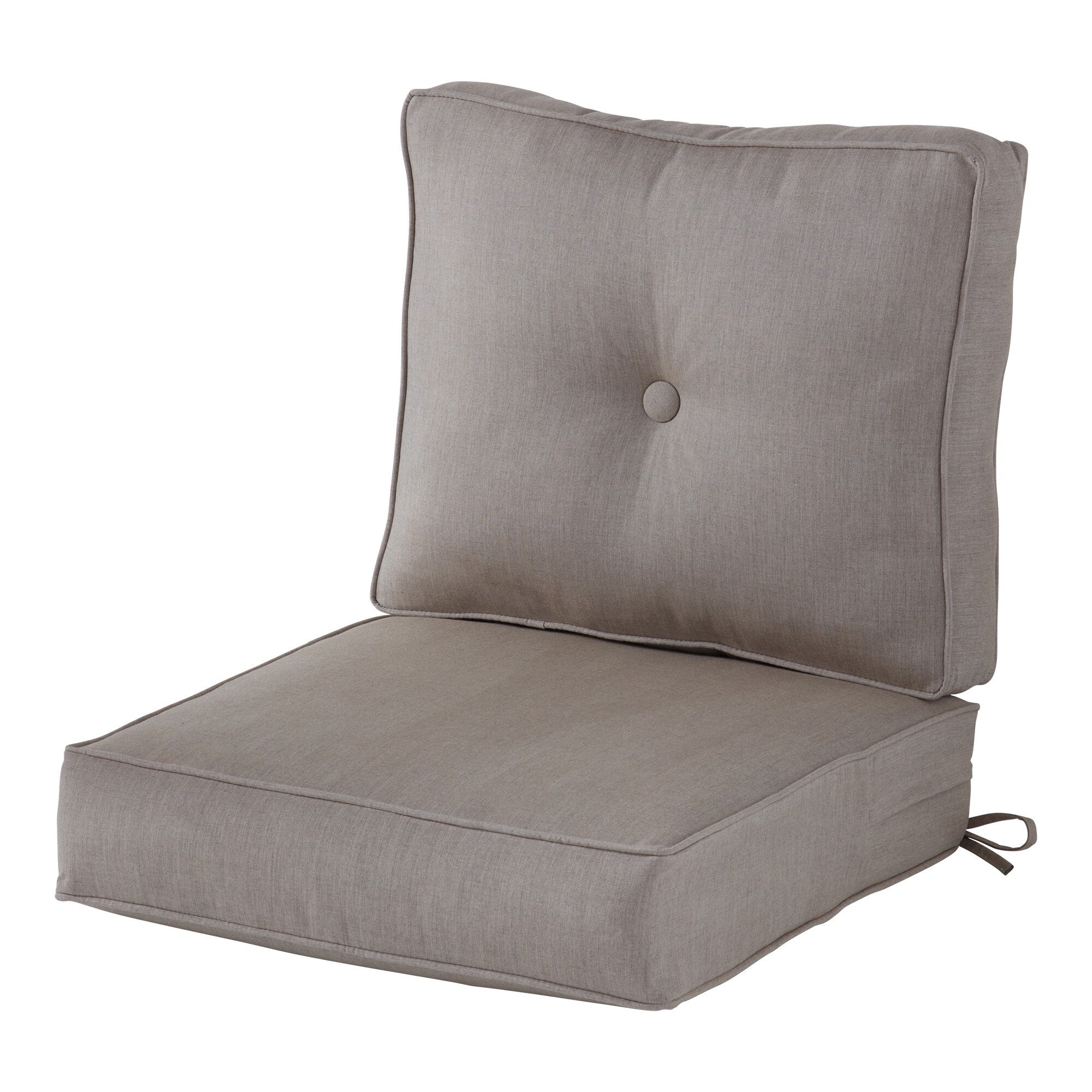 Set di cuscini da esterno Sunbrella Premium da 2 pezzi con seduta profonda