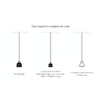 Lampadario moderno a goccia in vetro Synia a 5 luci per ingresso, scale e soffitti alti - D15'' x H18,2-74,2''