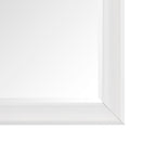 Specchio alto, specchio a figura intera, specchio di grandi dimensioni, cornice liscia in finto legno, specchio rettangolare da parete