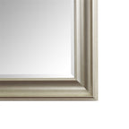 Specchio alto, specchio a figura intera, specchio di grandi dimensioni, cornice liscia in finto legno, specchio rettangolare da parete