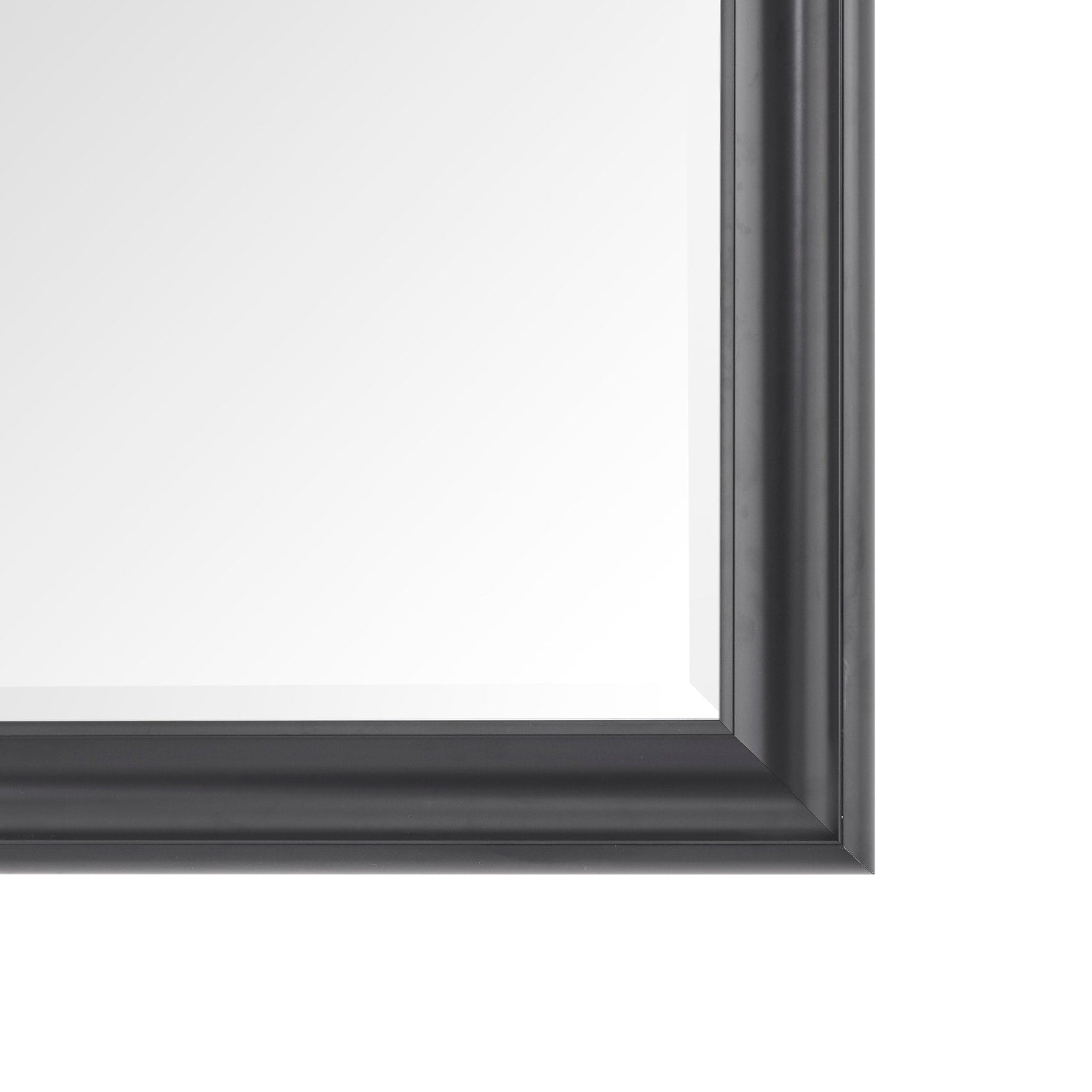 Specchio alto, specchio a figura intera, specchio di grandi dimensioni, cornice liscia in finto legno, specchio rettangolare da parete