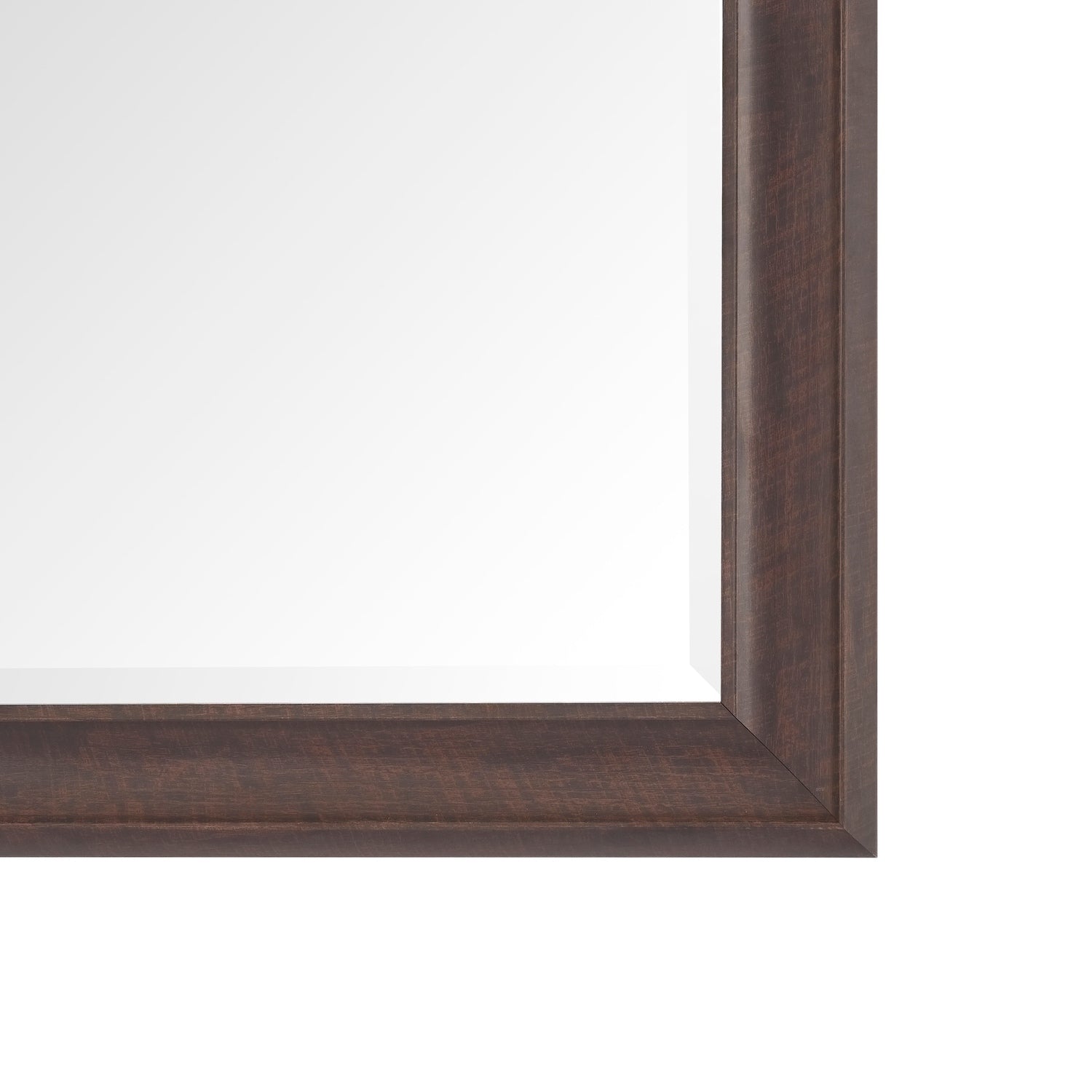 Specchio alto, specchio a figura intera, specchio di grandi dimensioni, cornice liscia in finto legno, specchio rettangolare da parete