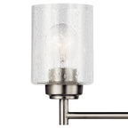 Lampada da bagno Kichler Lighting Winslow a 3 luci in nichel spazzolato