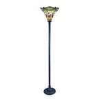 Lampada a forma di libellula in stile Tiffany
