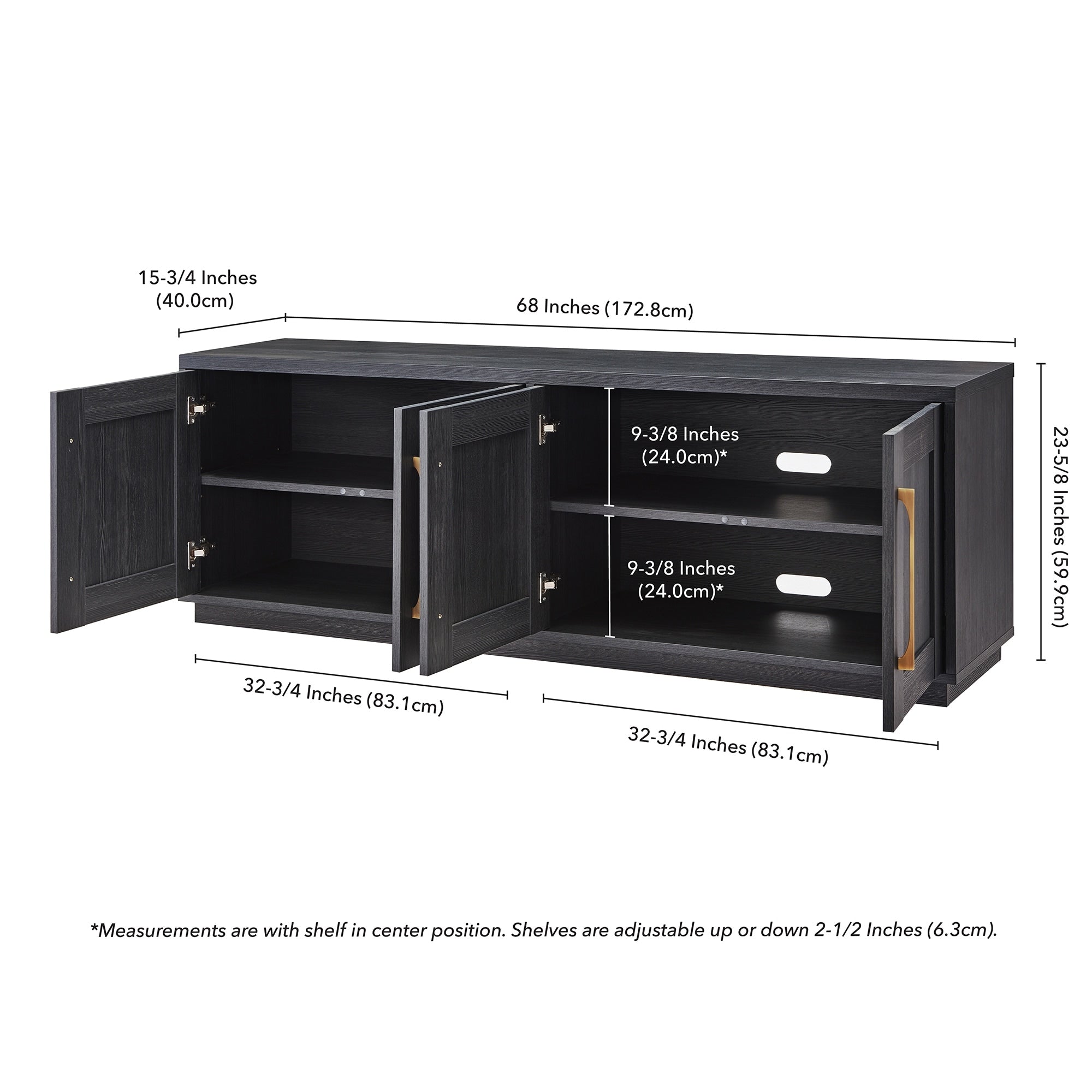 Supporto TV rettangolare Tillman per TV fino a 75