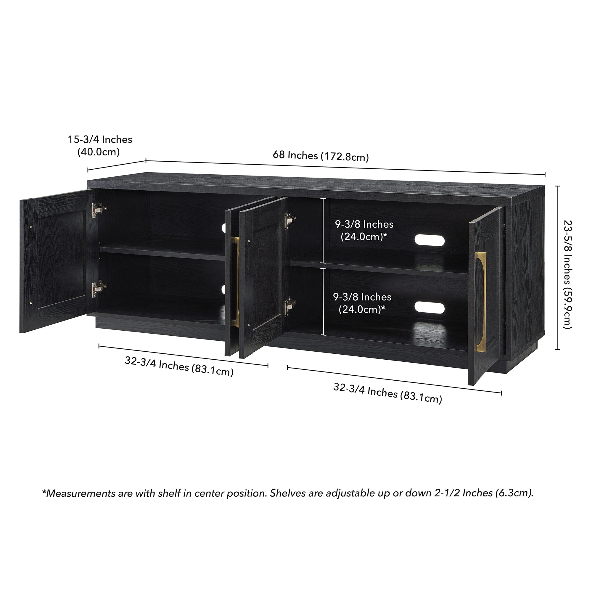 Supporto TV rettangolare Tillman per TV fino a 75