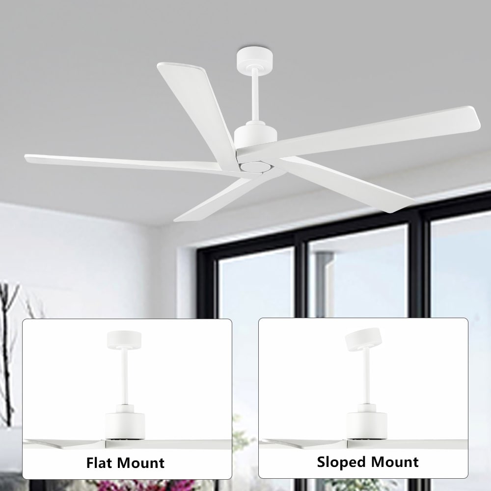 Ventilatore da soffitto per interni con motore CC WINGBO da 54 pollici senza luci - N/D
