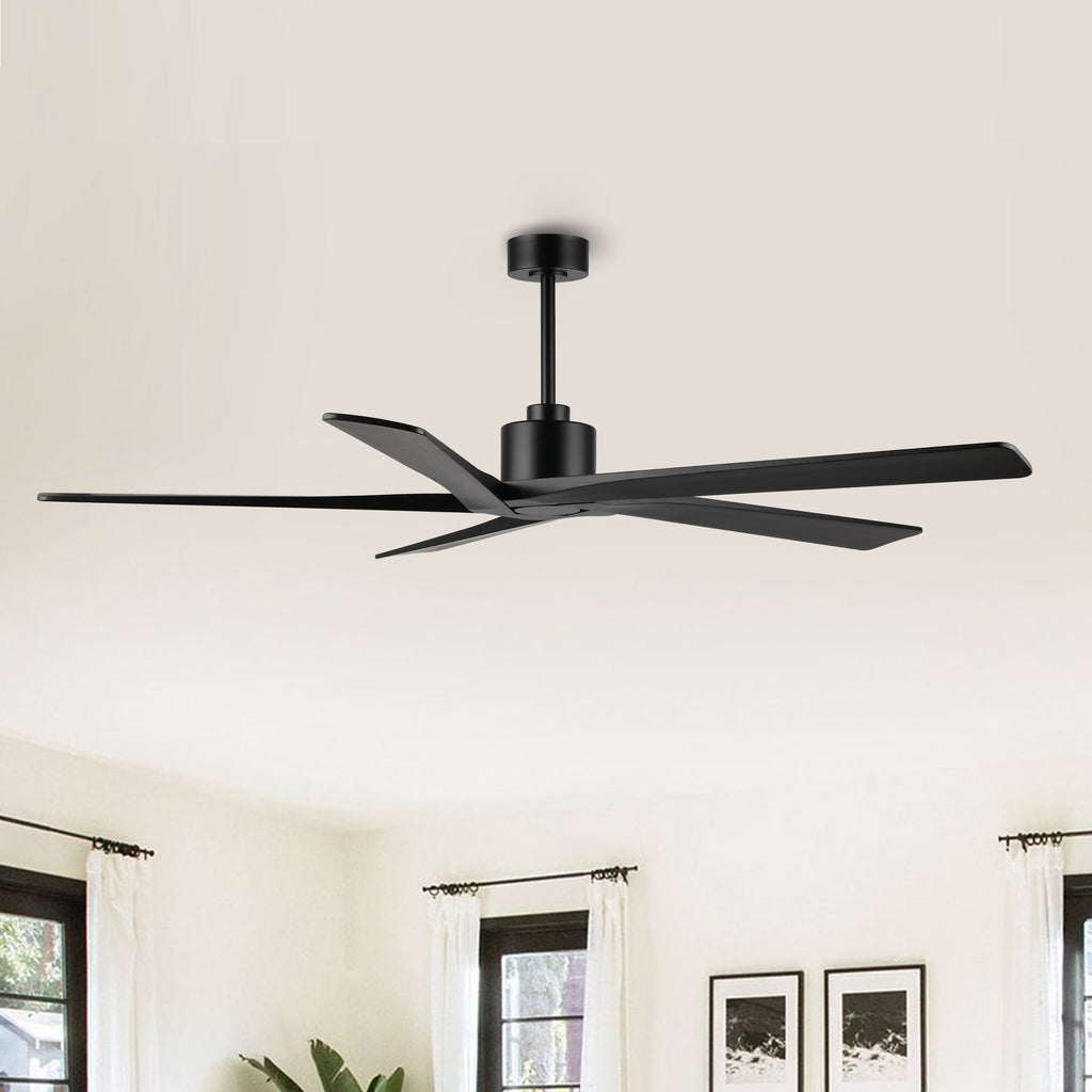 Ventilatore da soffitto per interni con motore CC WINGBO da 54 pollici senza luci - N/D