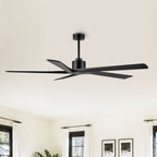 Ventilatore da soffitto per interni con motore CC WINGBO da 54 pollici senza luci - N/D
