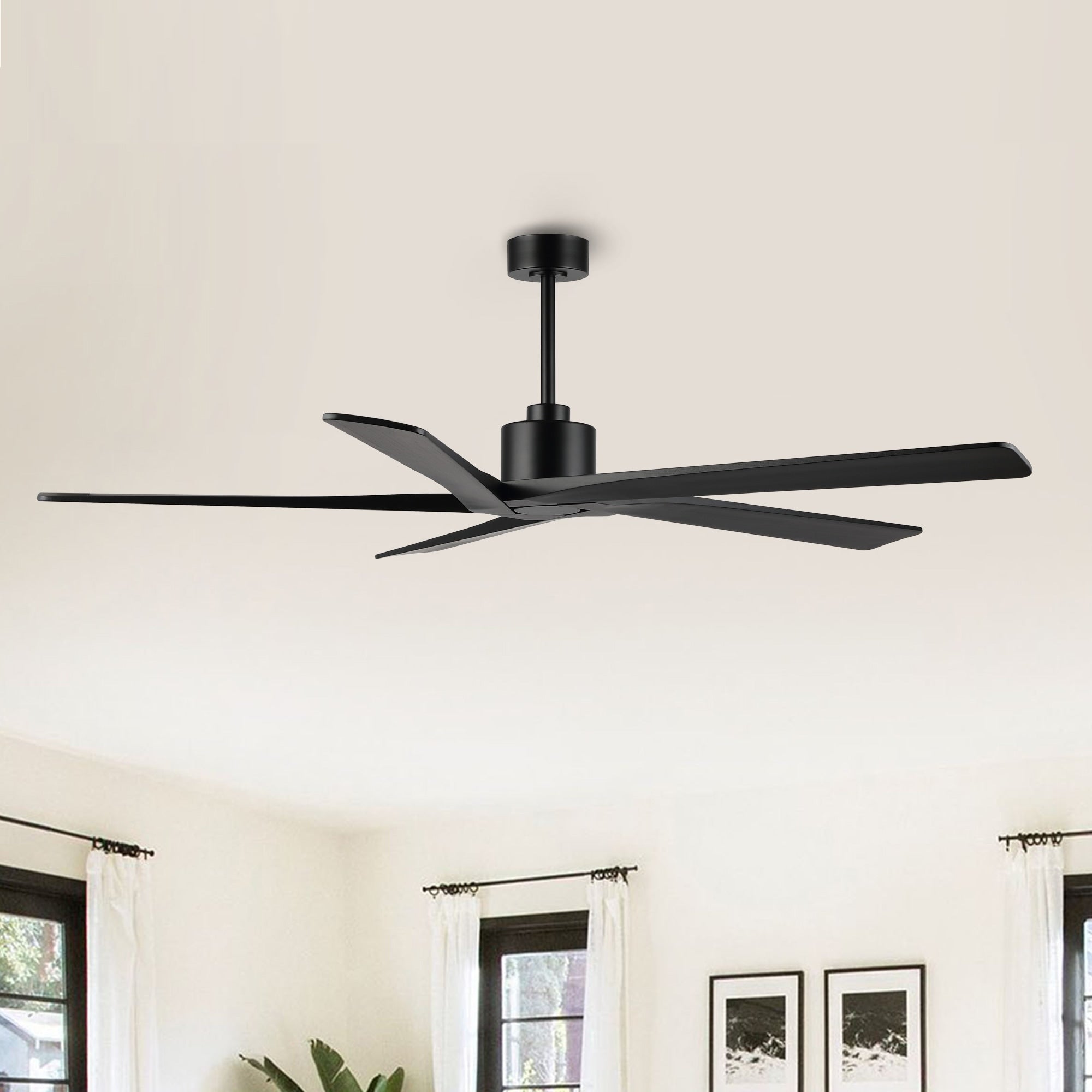Ventilatore da soffitto per interni con motore CC WINGBO da 54 pollici senza luci - N/D