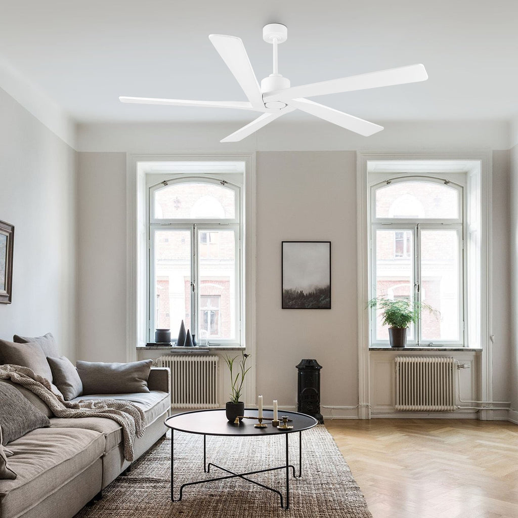 Ventilatore da soffitto per interni con motore CC WINGBO da 54 pollici senza luci - N/D