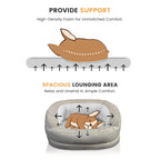 Letto per cani in schiuma ortopedica impermeabile WOWMAX per cani di grossa taglia